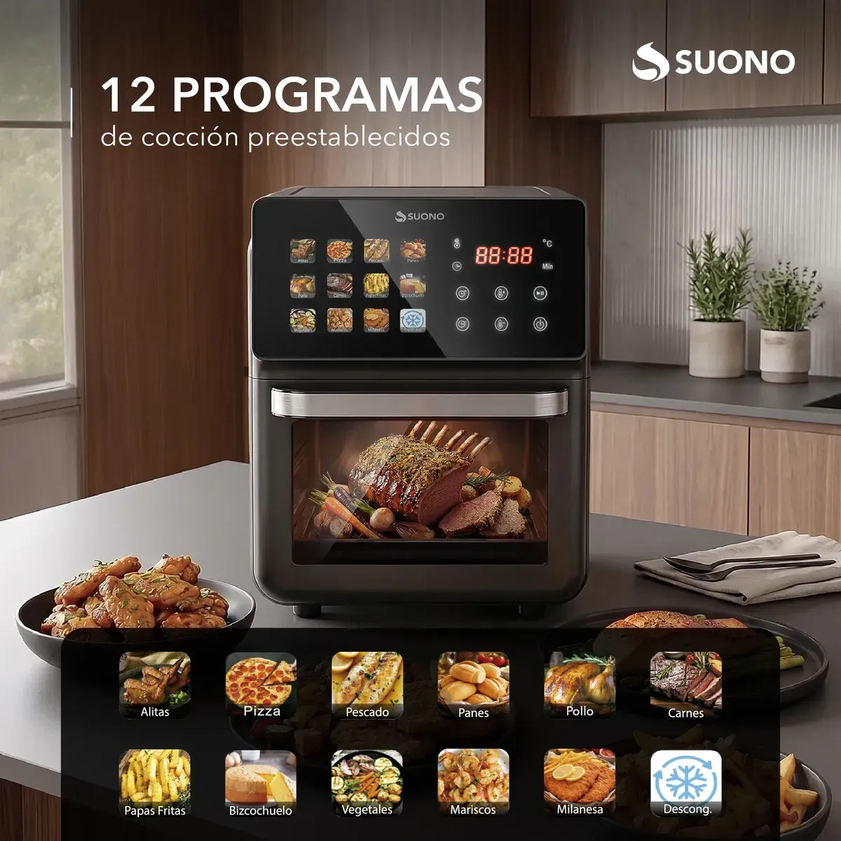 Freidora De Aire Suono Airfryer Neo...