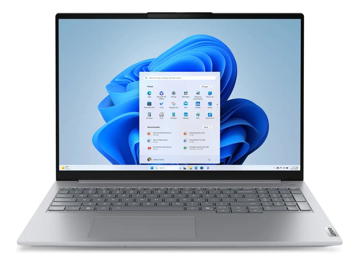 Notebook Lenovo ThinkBook 16 G8 Intel Core 7 64GB 1TB