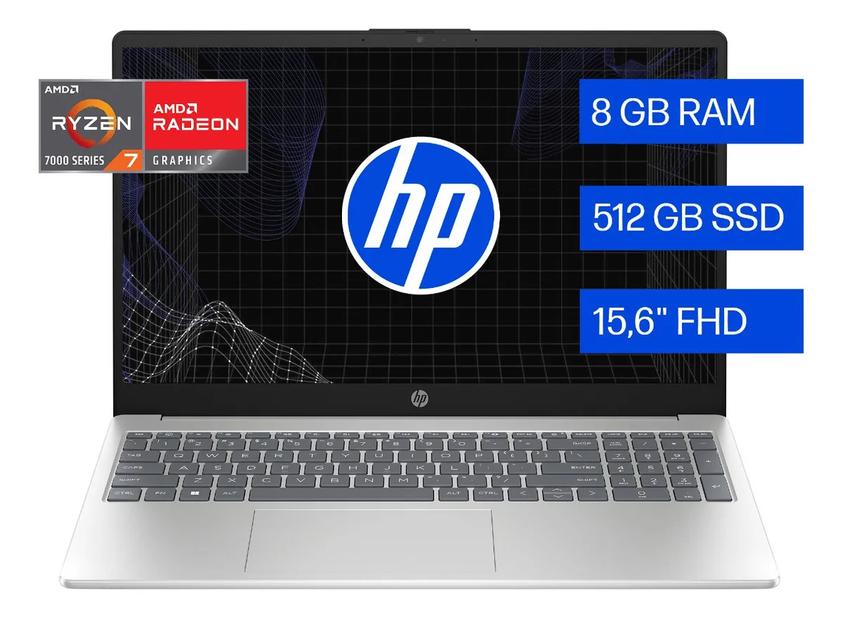 Notebook HP 15-fc0287la Ryzen 7