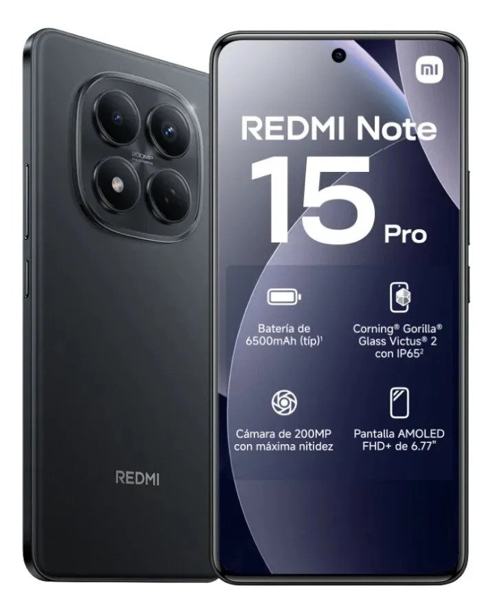 Xiaomi Note 15 Pro 8gb Ram 256gb Rom 4g Lte 200mpx Negro
