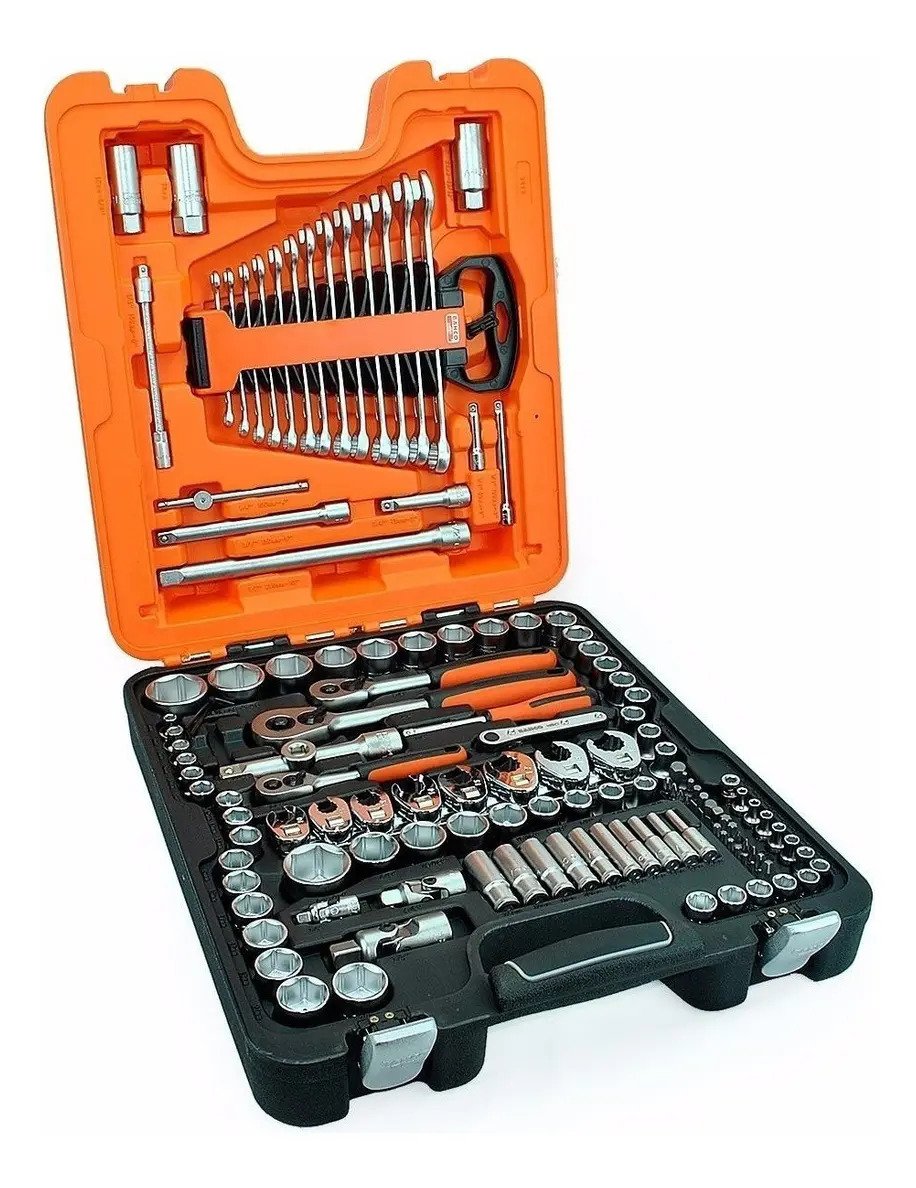 Caja De Herramientas Bahco S138a Set Tubos Llaves 138 Piezas