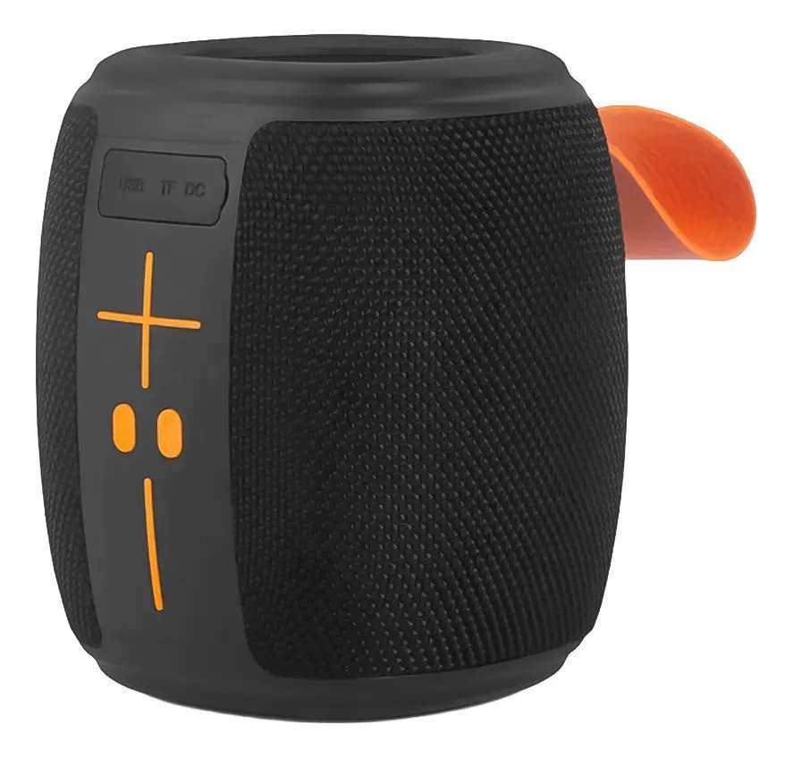 Parlante Inalambrico 10w Koryn Bluetooth 1200mah Luces Negro