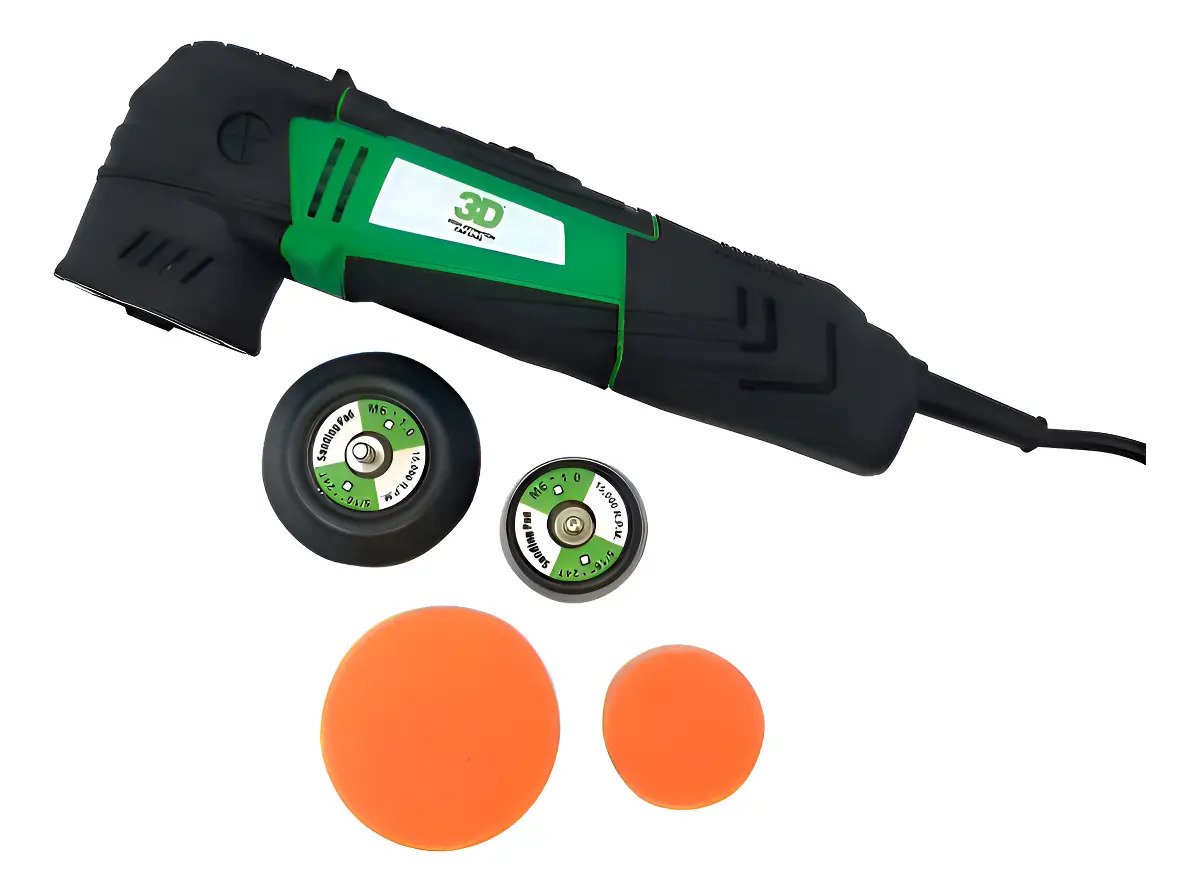 3d Pulidora Rotorbital 3 Pulgadas Doble Accion L 39 Verde Oscuro