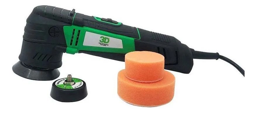 3d Pulidora Rotorbital 3 Pulgadas Doble Accion L 39 Verde Oscuro