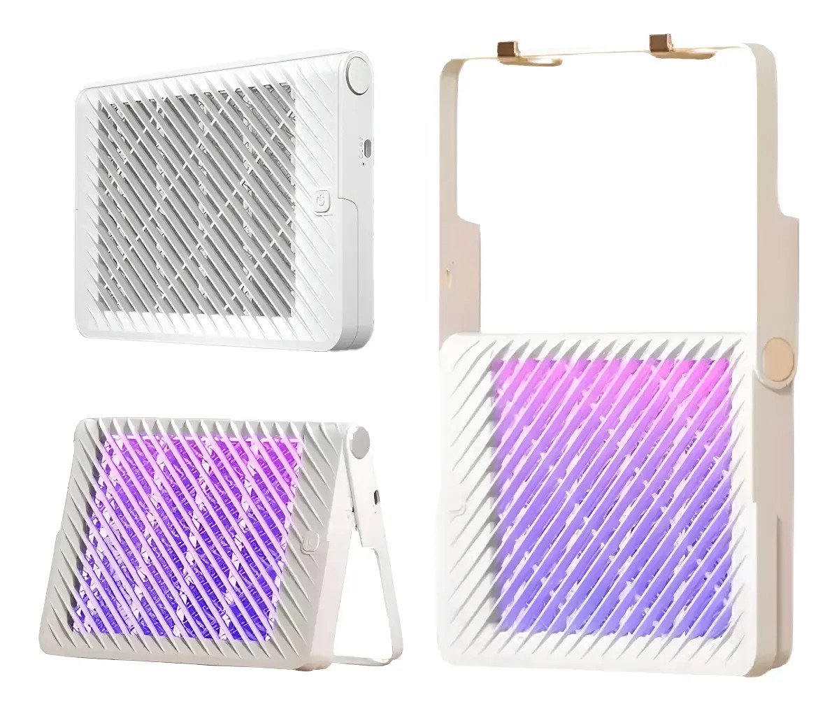 Lampara Mata Mosquitos Renkai Repelente Uv Plegable Con Led Blanco