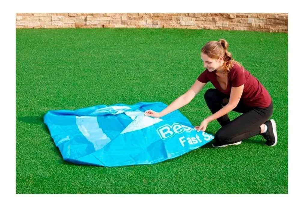 Pileta Inflable Redonda Fast Set 940 Lts Bestway 57392 Color Azul