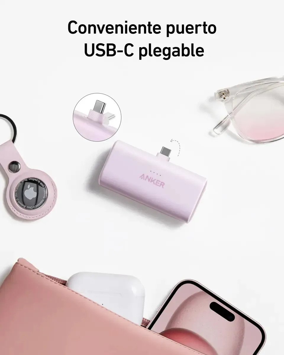 Cargador Portatil Power Bank Anker Nano 5000mah 225w Bateria Externa Para Celular Con Integrado Compatible Con Iphone Series 171615 Samsung Ipad Proair Y Mas