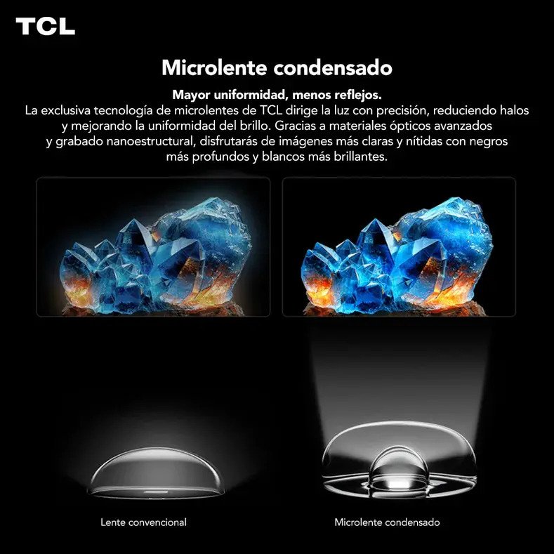 Smart Tv Tcl Mini Led Smt 65p 4k 65c6k Google Tv