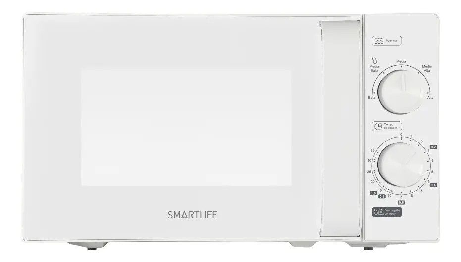 Microondas Smartlife Mecanico Sl Mwo20mmw Blanco 20l detalle 1
