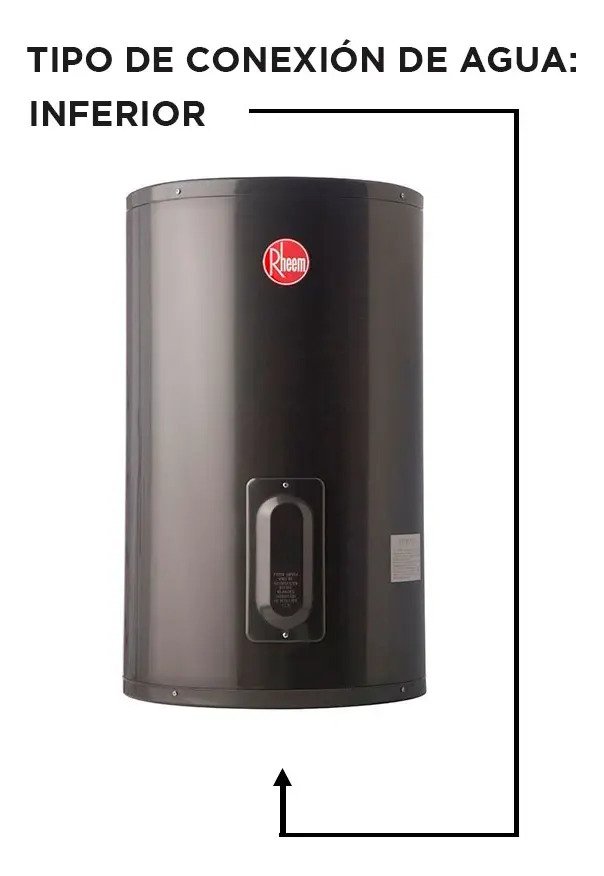 Termotanque Electrico Rheem Aee Tec085rh Gris Oscuro 85l