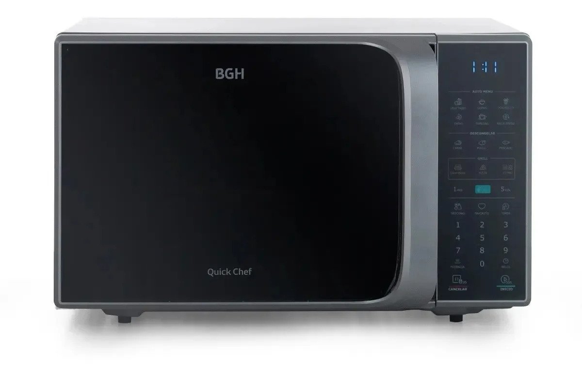 Microondas Bgh Digital Quick Chef Eco 20 Litros B120ds20