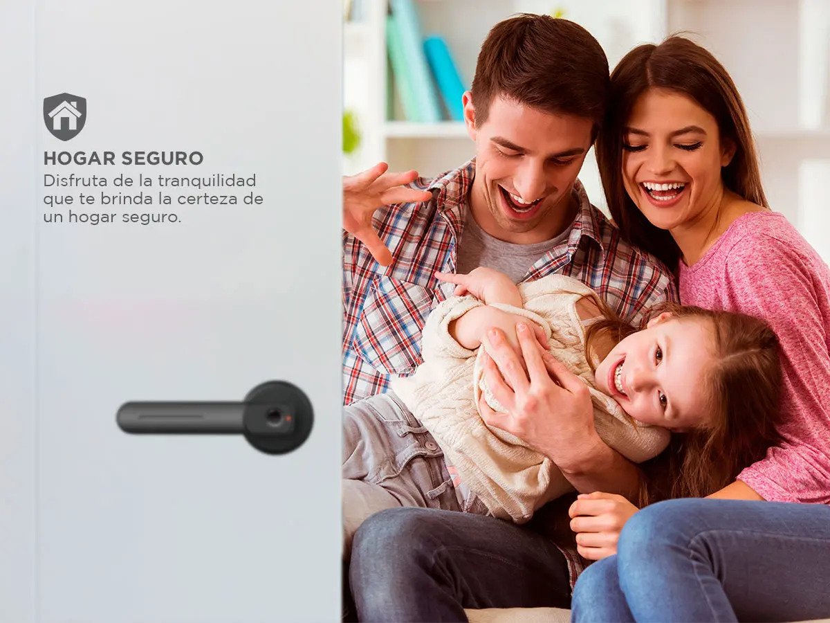 Cerradura Biometrica Inteligente Gadnic Con Huella Digital