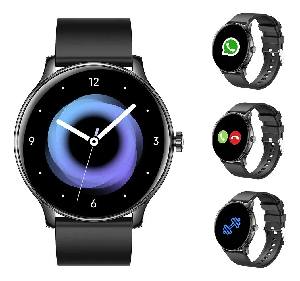 Nictom Nt06 Smartwatch Negro Bluetooth Llamadas Reloj Inteligente