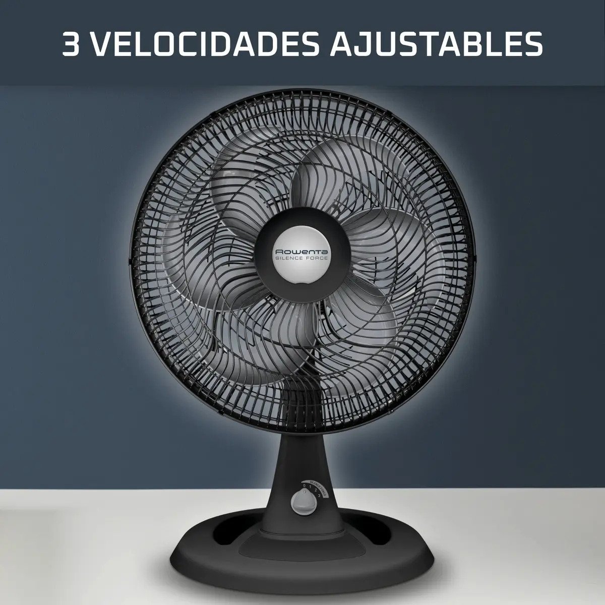 Ventilador Rowenta Silence Force 2 En 1 18 Negro 4572 Cm 50 Plastico 6 Silencioso