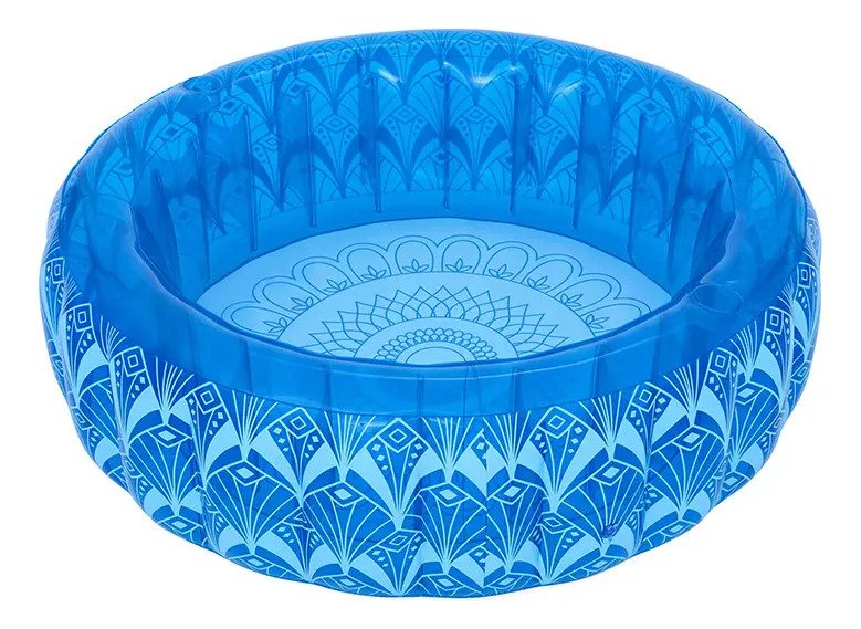 Alberca Inflable Circular Familiar Bestway Bohemian 168 Mts Color Azul