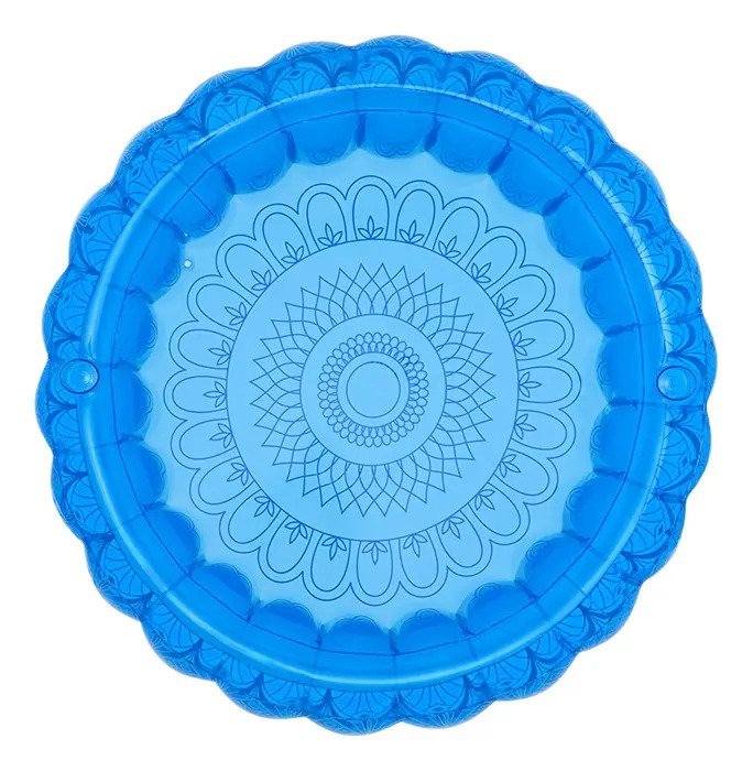 Alberca Inflable Circular Familiar Bestway Bohemian 168 Mts Color Azul