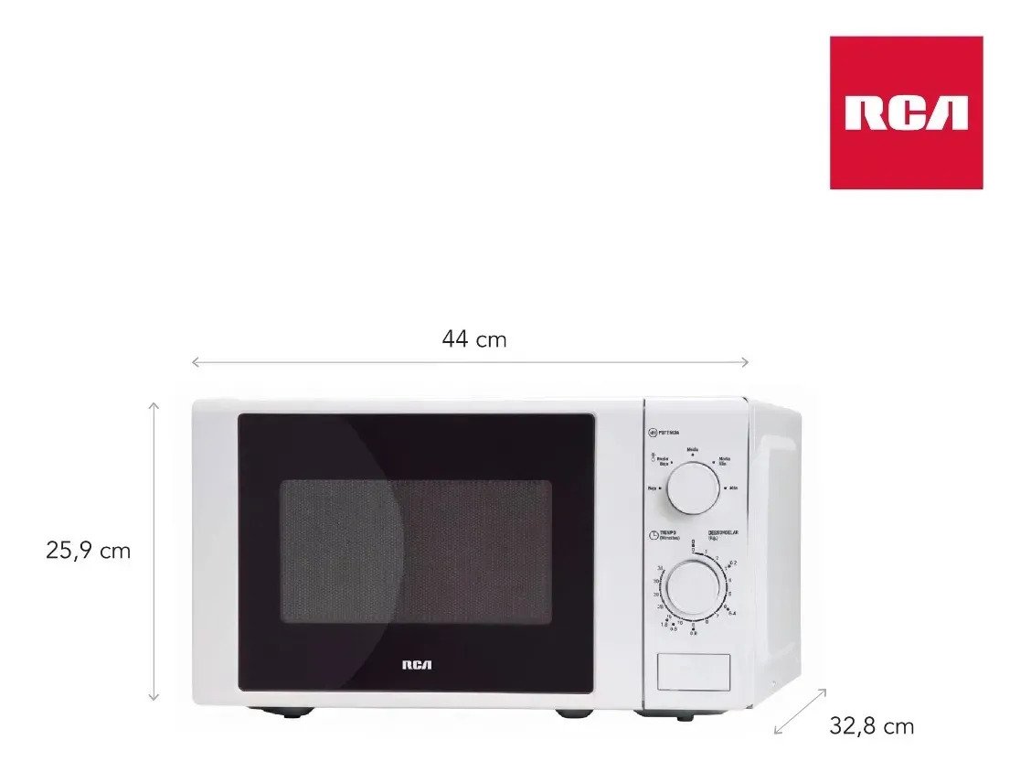 Microondas Rca 20l Mecanico detalle 1