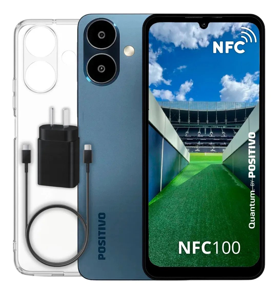 Celular Quantum Nfc100 4gb Ram 128gb Con Nfc Android 15 675 Hd Dual Sim Octacore Huella Digital
