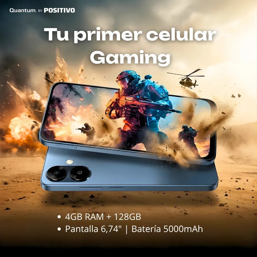 Celular Quantum Nfc100 4gb Ram 128gb Con Nfc Android 15 675 Hd Dual Sim Octacore Huella Digital detalle 1