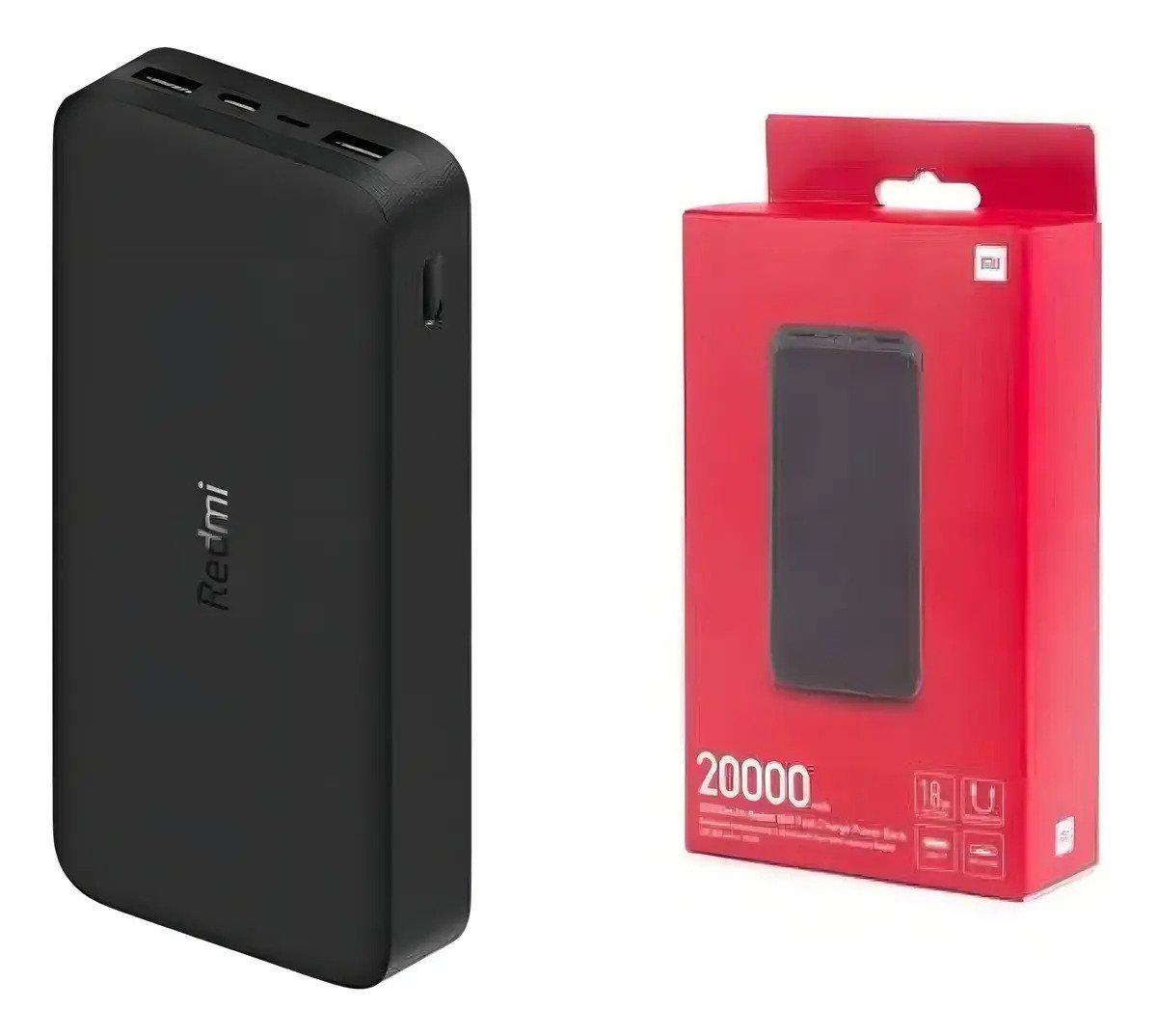 Cargador Portatil 20000mah Xiaomi Redmi Power Bank 18w Usb C