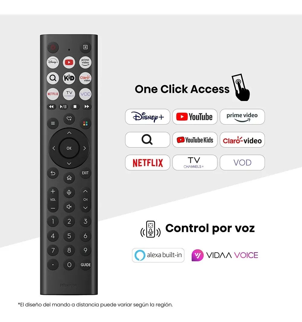 Smart Tv Hisense 65 Pulgadas Qled 65q6qv 4k Modo Deporte Con Ai