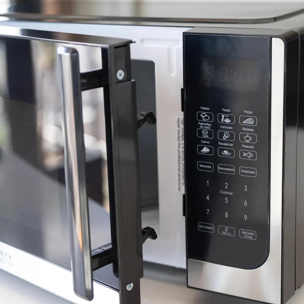 Microondas Digital 20 Litros 8 Funciones Tactil 1000w detalle 3
