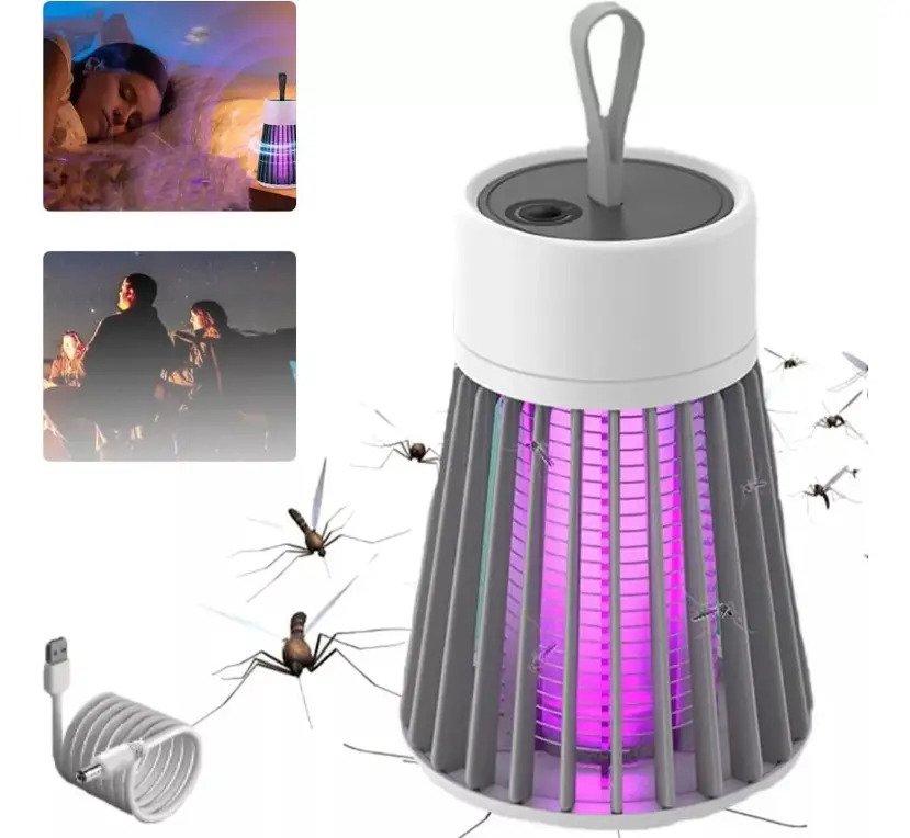 Lampara Repelente Electrica Led Uv Trampa Para Mosquitos