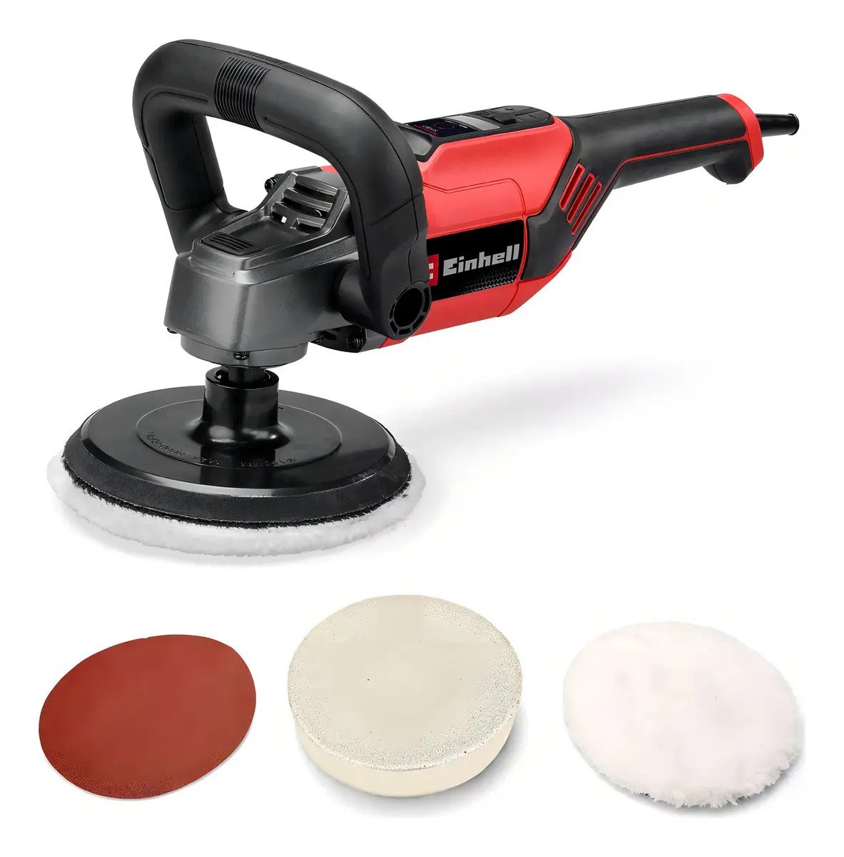 Pulidora Y Lijadora Einhell Cc Po 1100150 Ce 1100w 150mm Color Rojo Frecuencia 5060 Hz