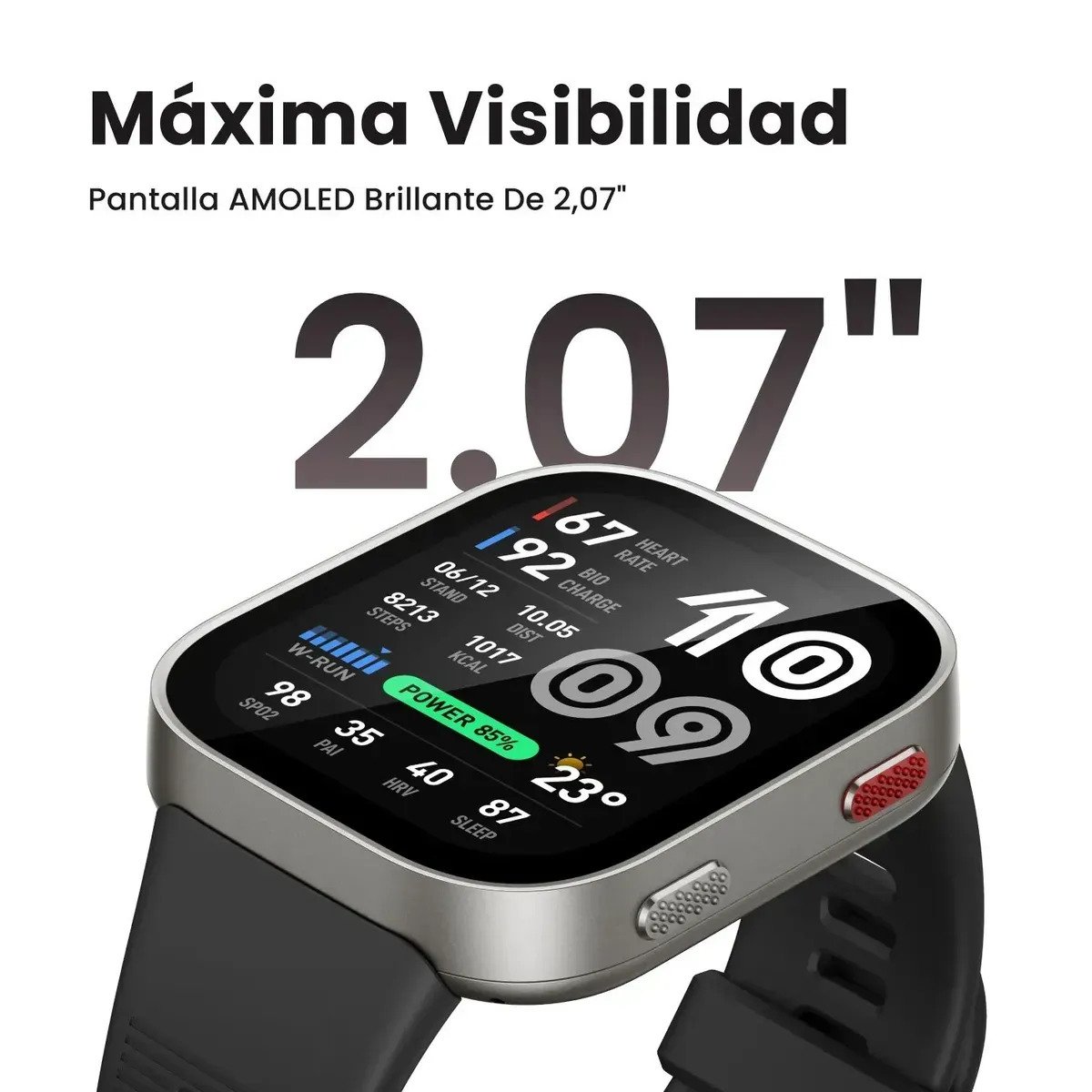 Reloj Inteligente Smartwatch Amazfit Bip Max Amoled 207 Gps Llamadas Bluetooth 5atm Deportivo Running Fitness