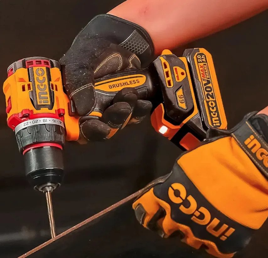 Taladro Ato Bl Cp 2 Bat Y Carg 47 Acce Industrial 13mm20v Amarillo