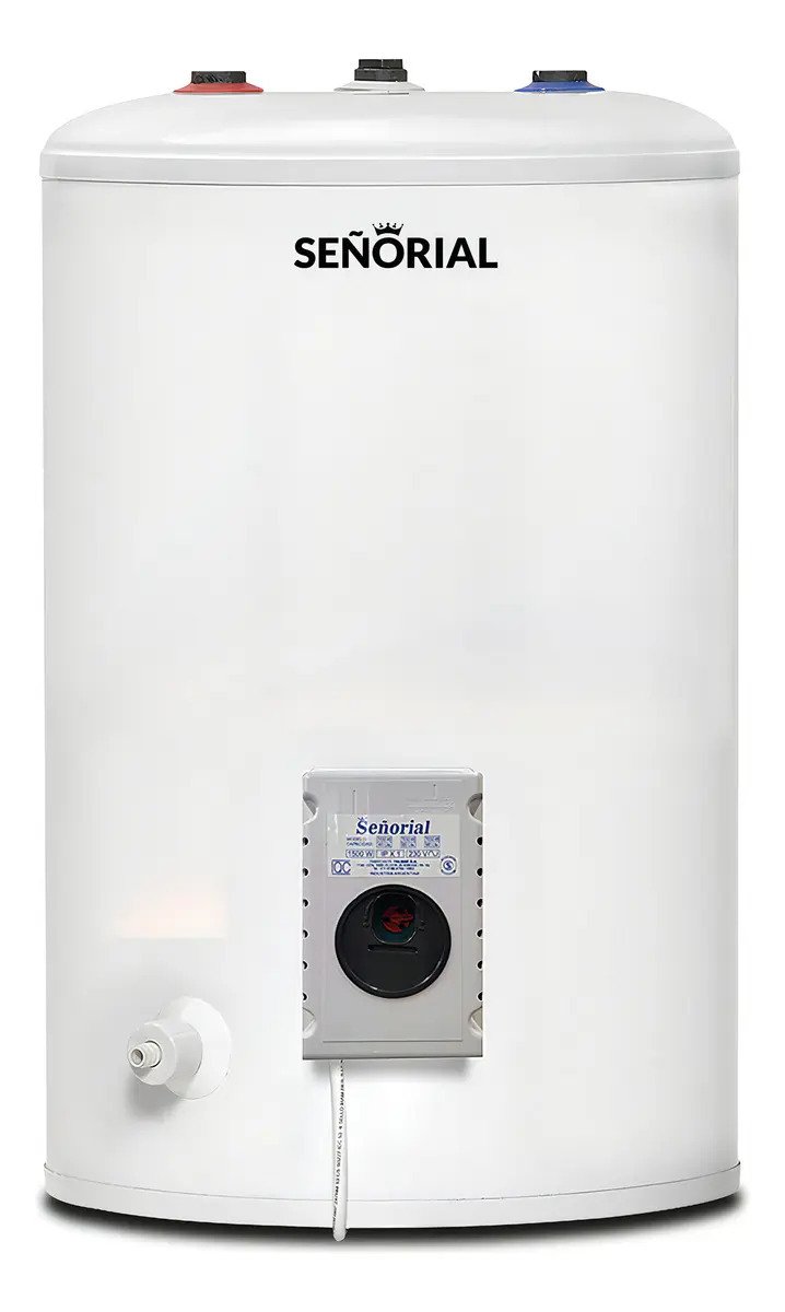 Termotanque Electrico Senorial Tesz 65 Zafiro Blanco 50 Litros Superior