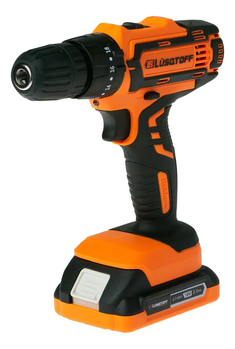 Taladro Percutor Atornillador Inalambrico Lusqtoff Atl18 8b 18v 2 Baterias Cargador