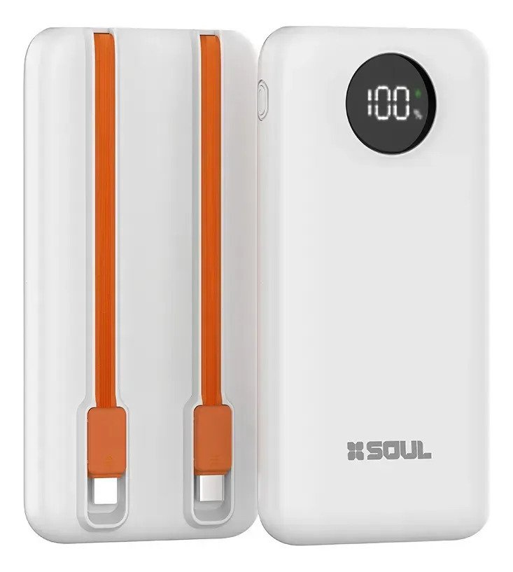 Power Bank Soul Cargador Portatil 20000mah Carga Rapida 22w Negro