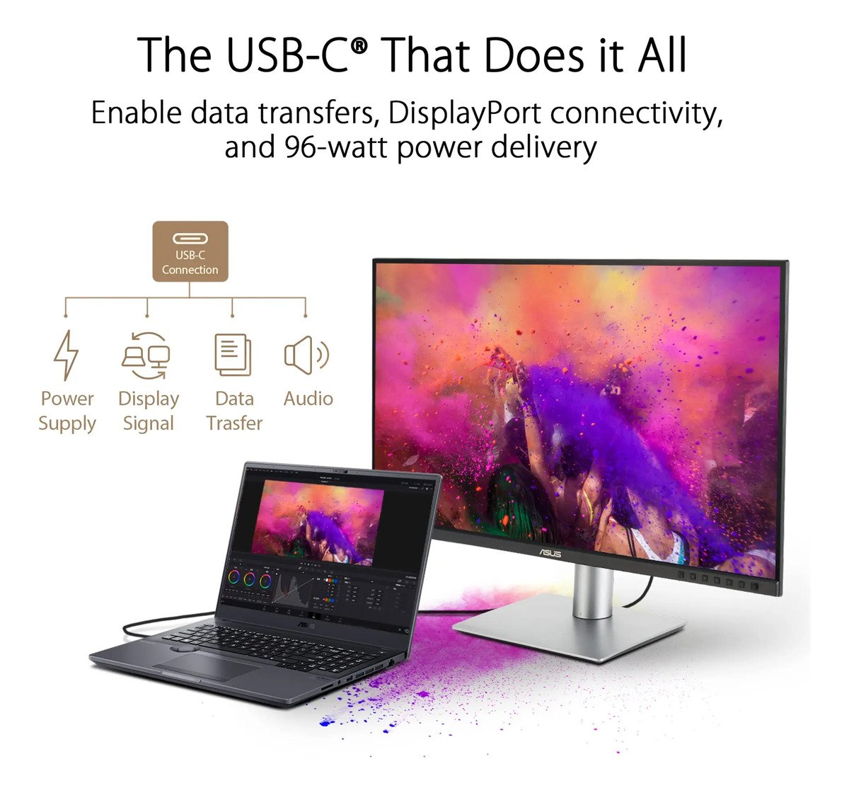 Monitor Profesional Asus Proart Display 27 4k Hdr Pa279crv