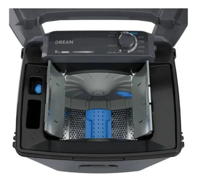 Lavarropas Semiautomatico 8 Kg Gris Drean Ltdr87sg0 Gris detalle 3