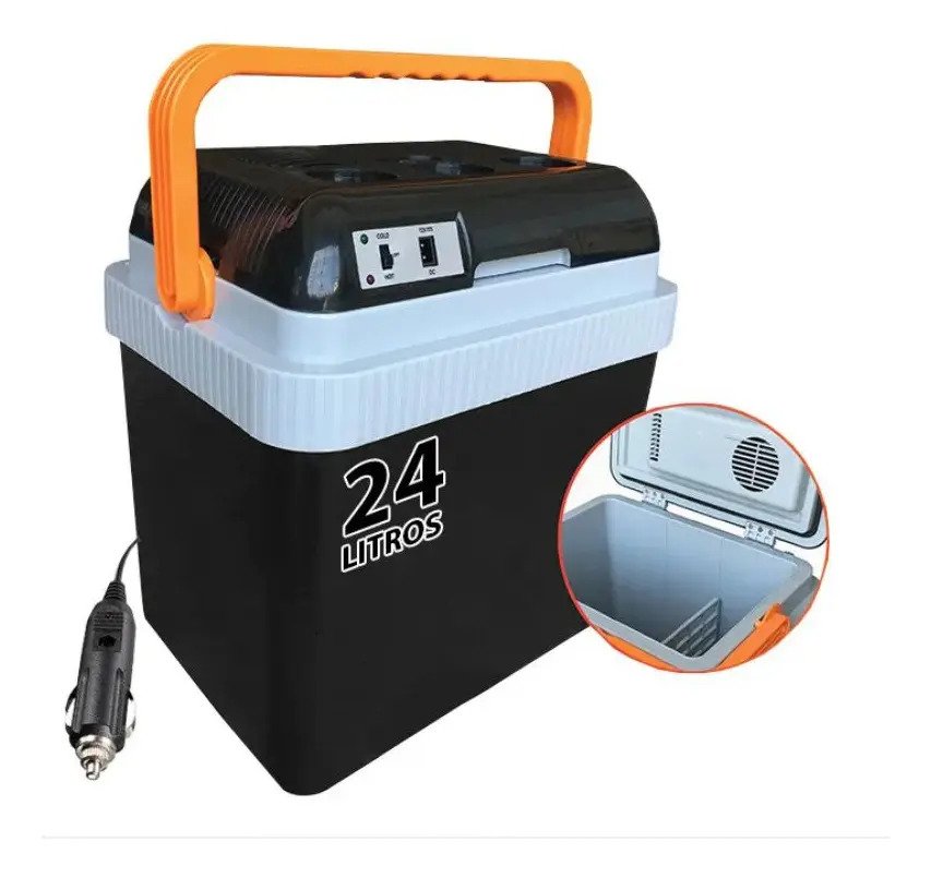 Heladera Portatil 24l Daza 12v Enfrio Calento Auto Camping Viaje