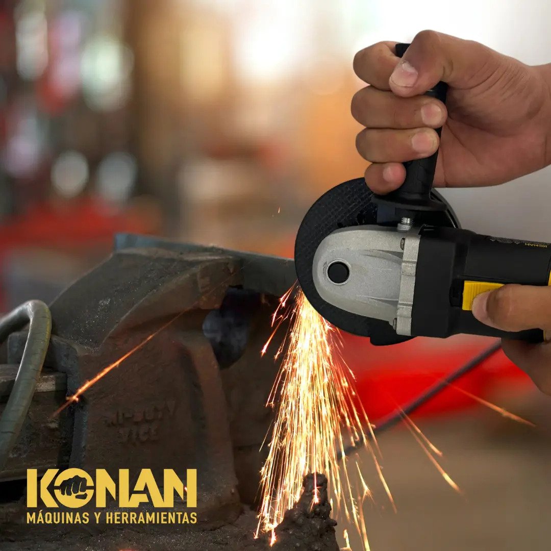 Amoladora Angular Konan 115mm 720w Corte Y Desbaste Electrica