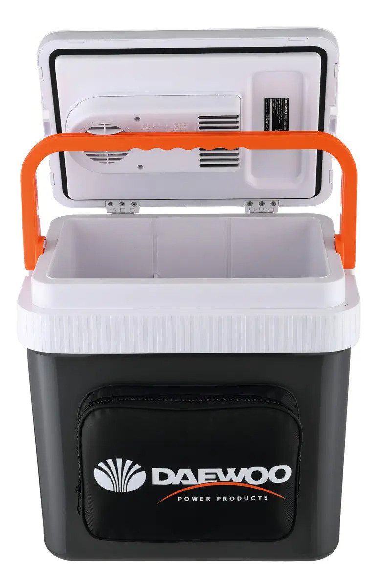 Conservadora Termoelectrica Daewoo 24l Auto 12v 220v Dawc24l Color Gris