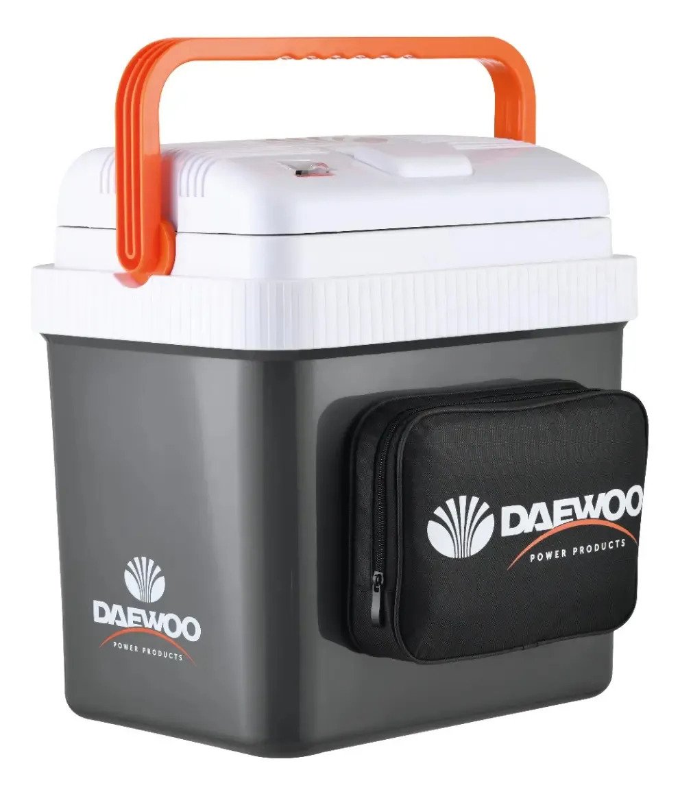 Conservadora Termoelectrica Daewoo 24l Auto 12v 220v Dawc24l Color Gris
