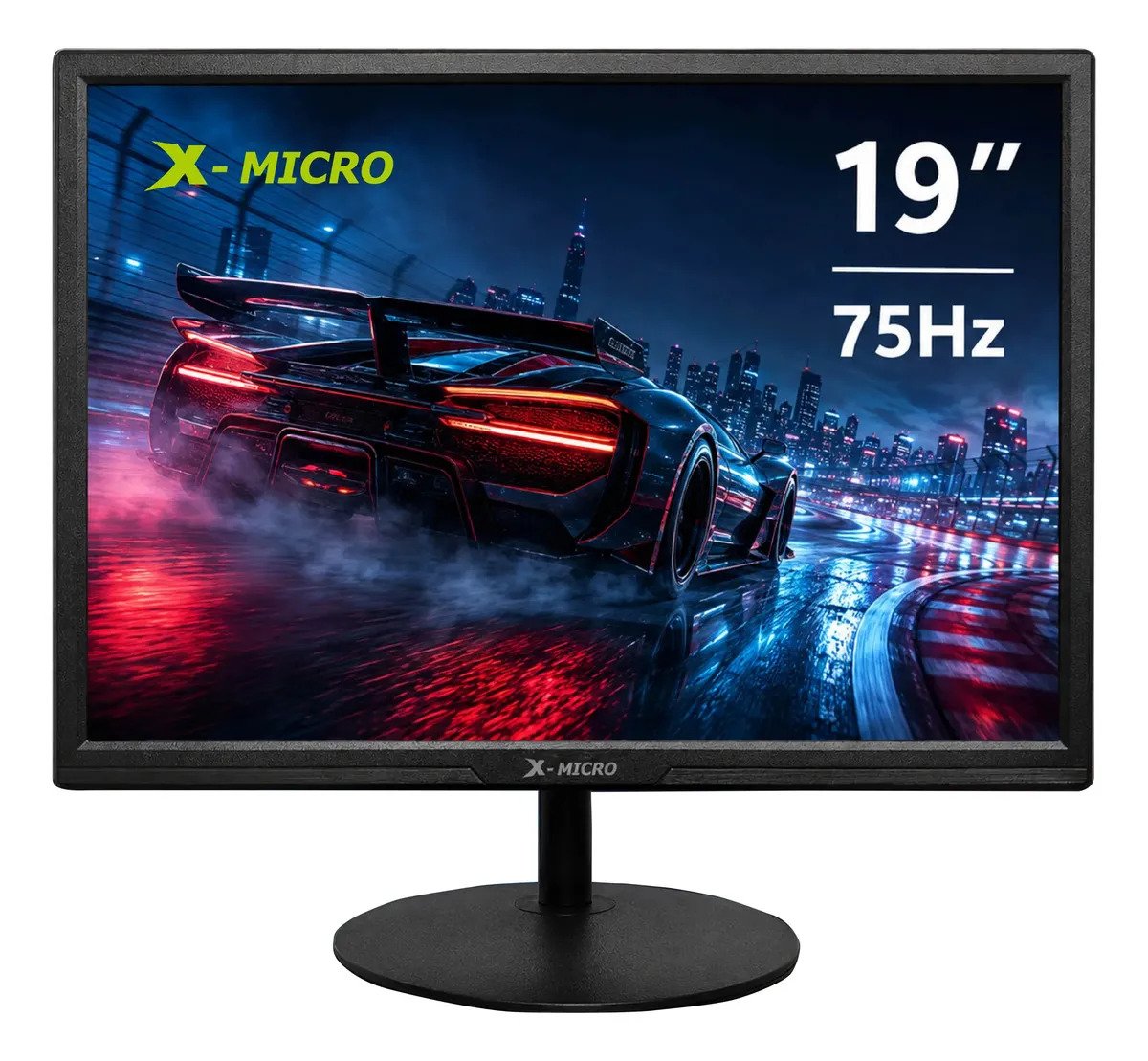 Monitor X Micro Con Pantalla De 19 75hz Resolucion Wxga
