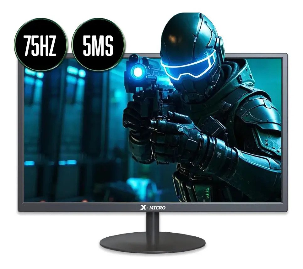 Monitor X Micro Con Pantalla De 19 75hz Resolucion Wxga