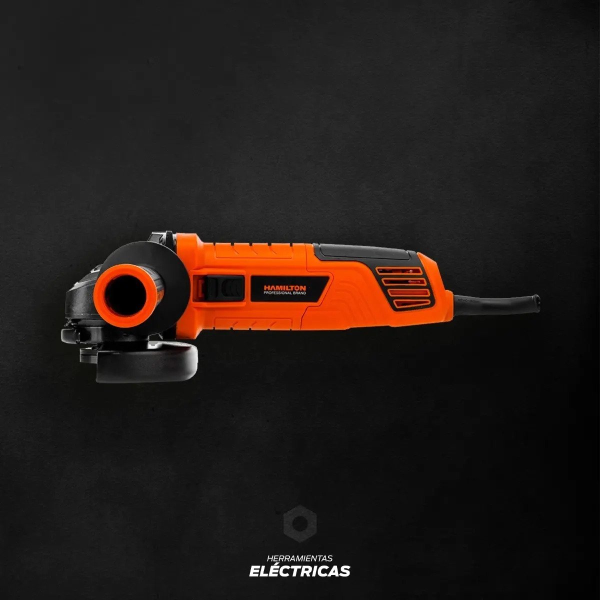 Amoladora Angular 115mm Hamilton 850w Haa001 Color Naranja Frecuencia 50 Hz60 Hz