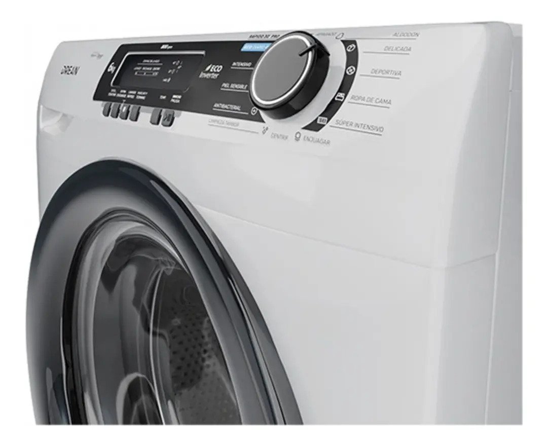 Lavarropas Drean Lcfdr0608lb 6kg 800rpm Blanco Inverter Blanco detalle 3