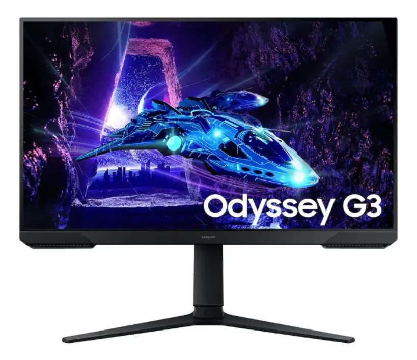 Monitor 24 Odyssey G3 G30d Fhd 180hz Gamer Plano Negro