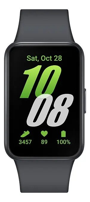Reloj Inteligente Samsung Fit 3 Dark Gray Pantalla Amoled 16 Bateria 13 Dias Ritmo Cardiaco 256mb Bluetooth 53