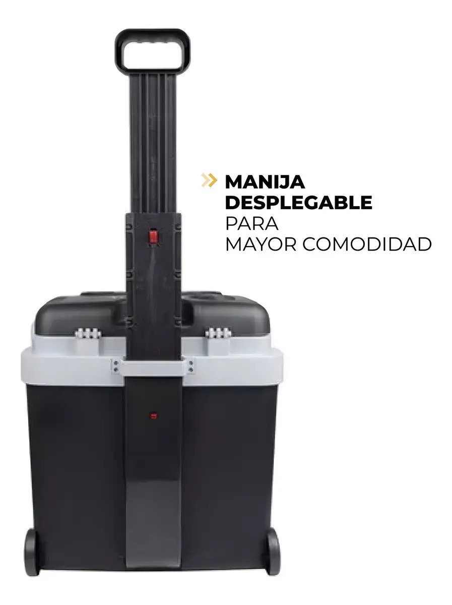 Heladera Conservadora Blackdecker Termoelectrica Portatil 33 Litros Frio Calor 12v 220v Bdc33l Color Negro