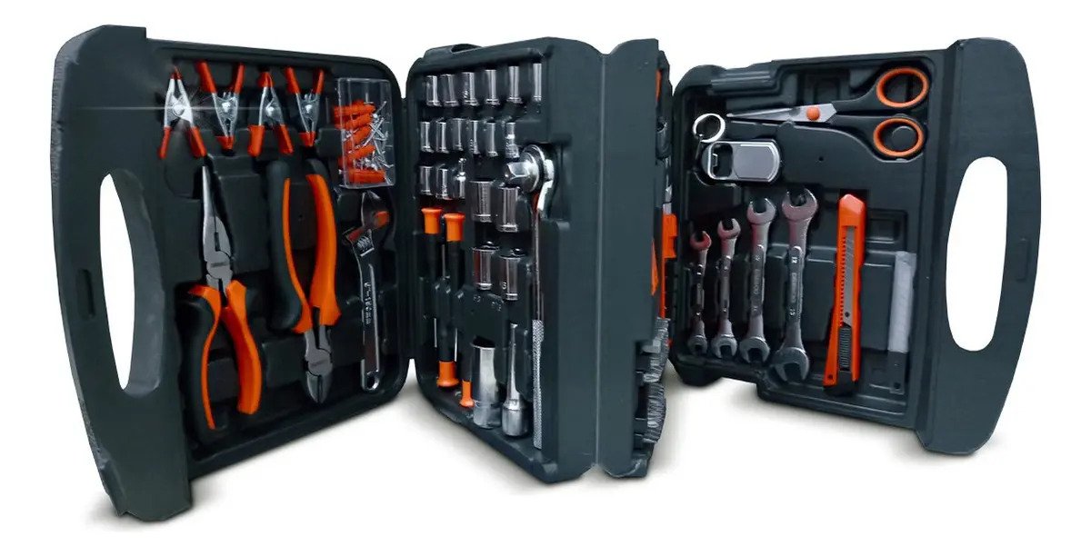 Caja Set Herramientas 189 Pzs Daewoo Llaves Tubos Puntas