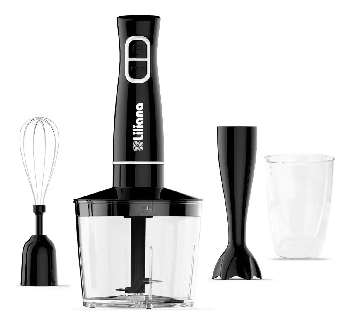 Multiprocesadora Liliana Mixer Ah330 450w Negra