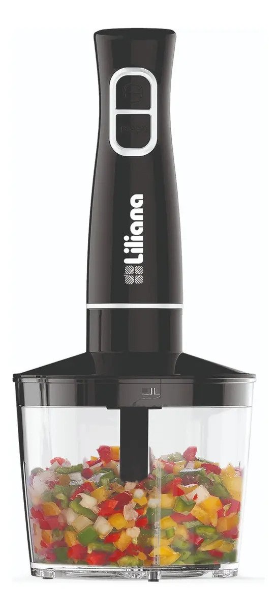 Multiprocesadora Liliana Mixer Ah330 450w Negra