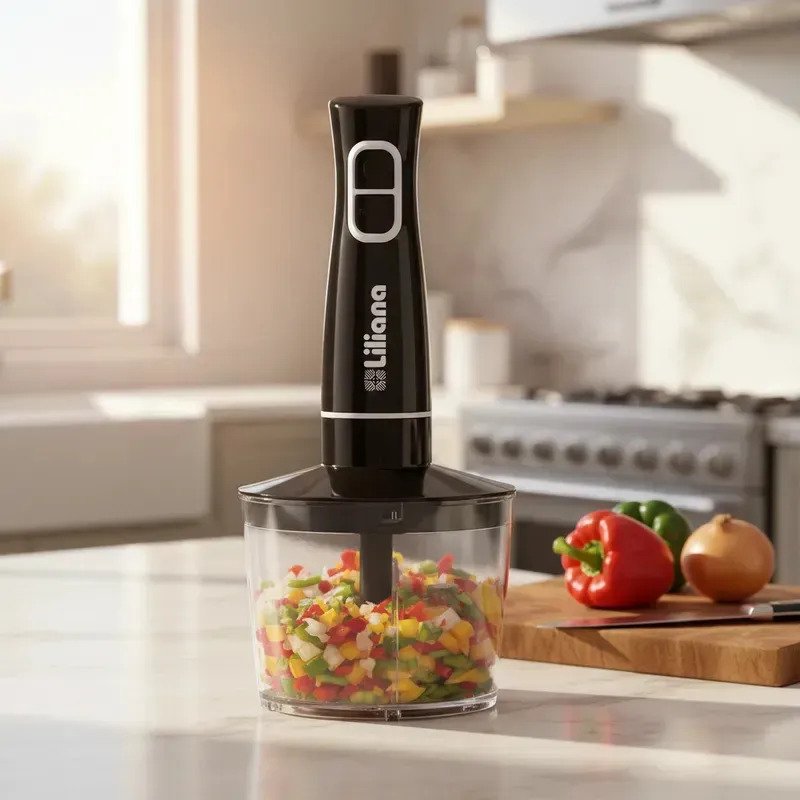 Multiprocesadora Liliana Mixer Ah330 450w Negra